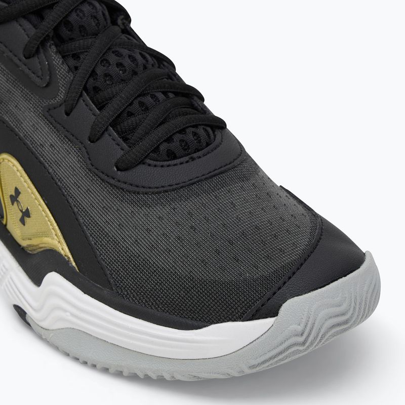 Under Armour Spawn 7 kosárlabda cipő fekete/metál arany/fekete 7