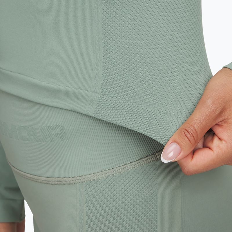 Női Under Armour Train Seamless szilikazöld/fehér edzés hosszú ujjú női tréningruha 3