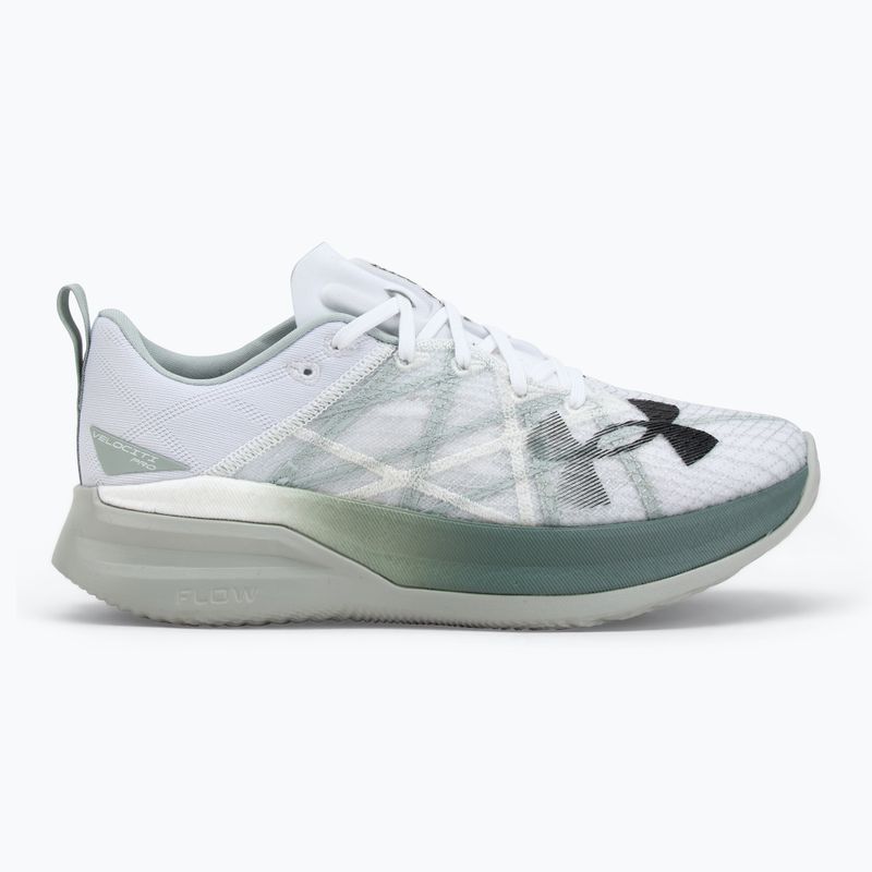 Under Armour Velociti Pro fehér/hidro zöld/fekete futócipő 2