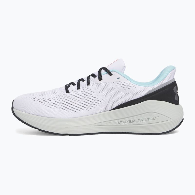 Under Armour Sonic 7 férfi futócipő fehér/hidro zöld/metál ezüst 2