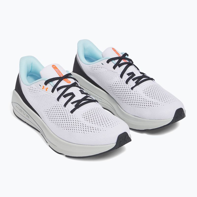 Under Armour Sonic 7 férfi futócipő fehér/hidro zöld/metál ezüst 3
