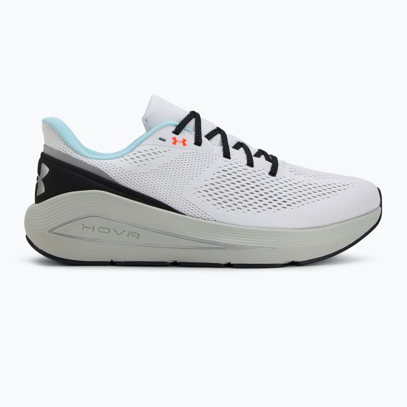 Under Armour Sonic 7 férfi futócipő fehér/hidro zöld/metál ezüst 2