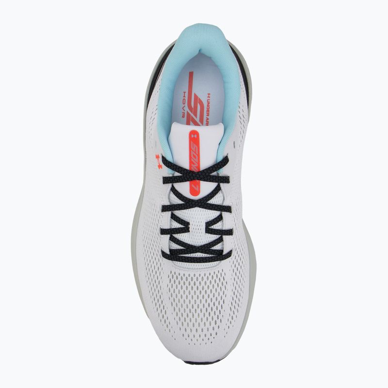 Under Armour Sonic 7 férfi futócipő fehér/hidro zöld/metál ezüst 5