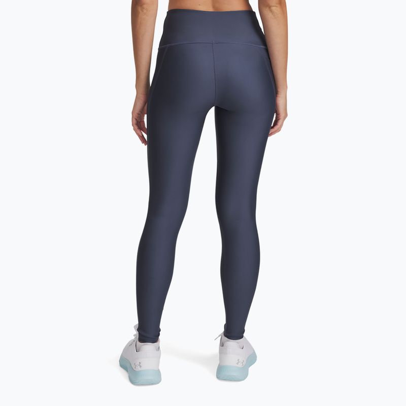 Under Armour női edző leggings HG Armour HiRise Downpour szürke/fehér 3