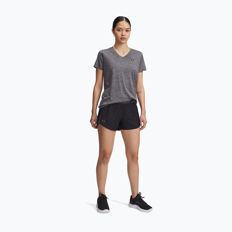 Under Armour Tech Play Up női rövidnadrág fekete/castlerock 2