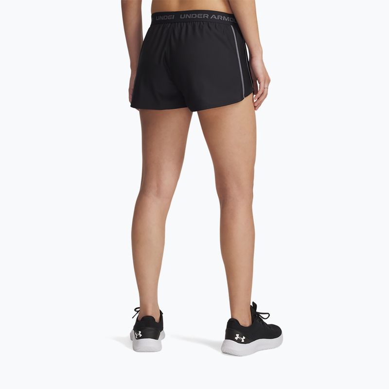 Under Armour Tech Play Up női rövidnadrág fekete/castlerock 3