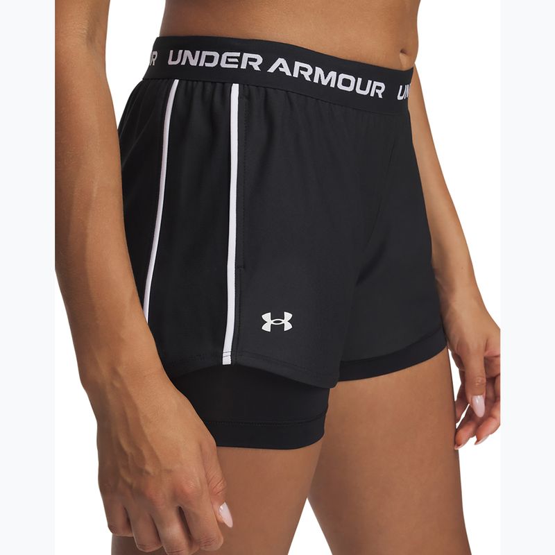 Under Armour Tech Play Up 2in1 fekete/fekete/fehér női edzőnadrág 4
