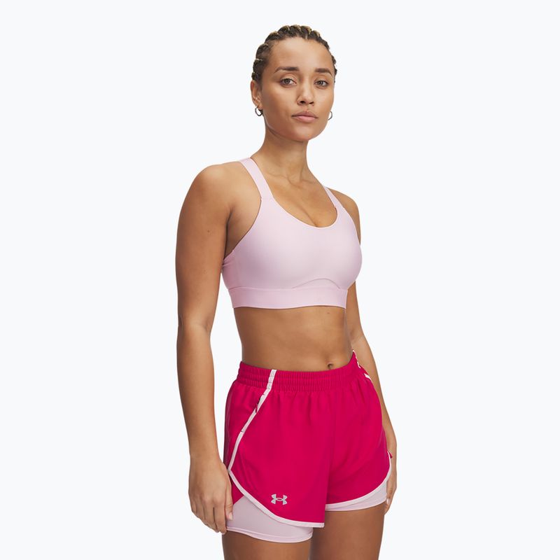 Under Armour Infinity High Strappy elsődleges rózsaszín/prime rózsaszín edzőmelltartó