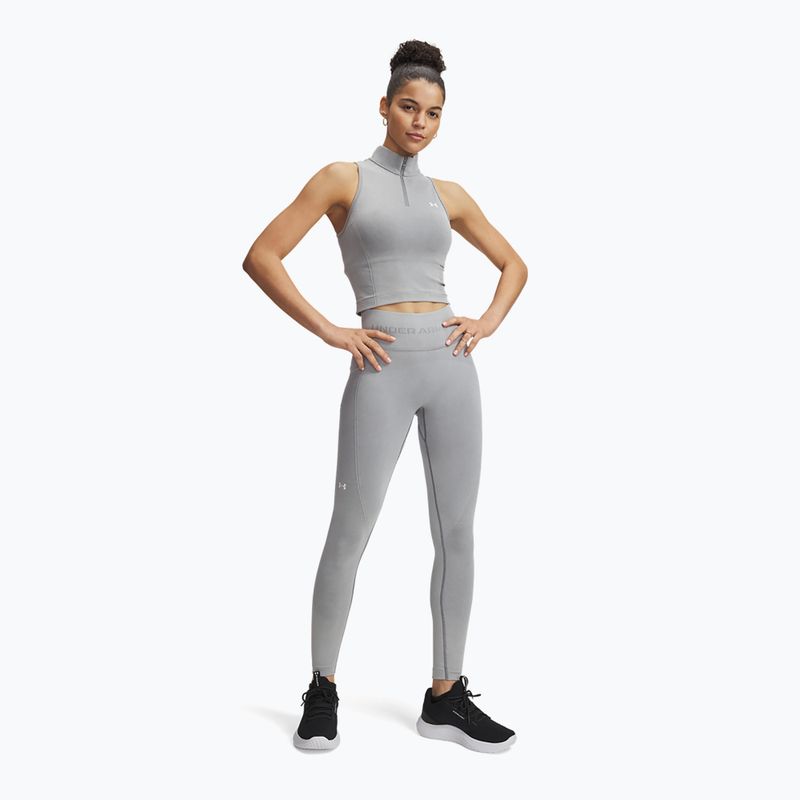Under Armour női edző leggings Vanish Seamless Washed Ankle fekete/fehér női edző leggings fekete/fehér 2