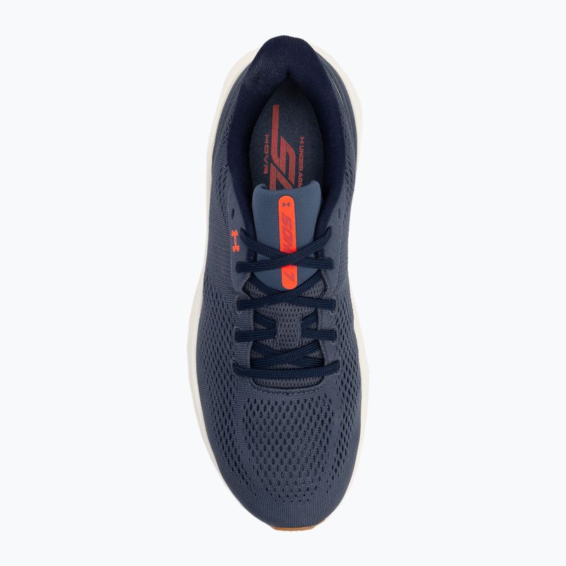 Under Armour Sonic 7 férfi futócipő downpour szürke/fehér kvarc/középkék tengerészgyalogság 5