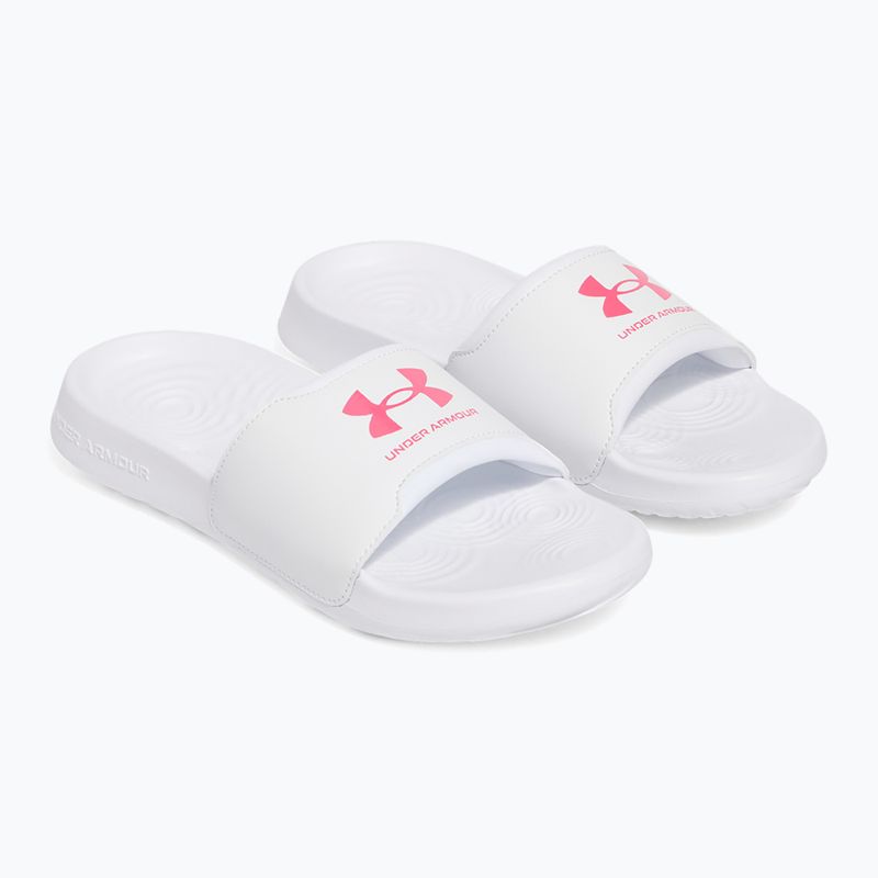 Under Armour Ignite Select női flip-flop fehér/fehér/szuper rózsaszín 2