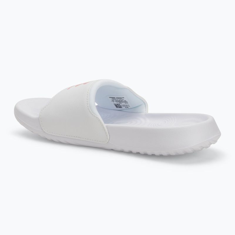 Under Armour Ignite Select női flip-flop fehér/fehér/szuper rózsaszín 3