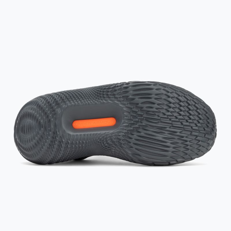 Under Armour Flow Futr X 4 UAA kosárlabda cipő fekete/castlerock/blaze orange 4