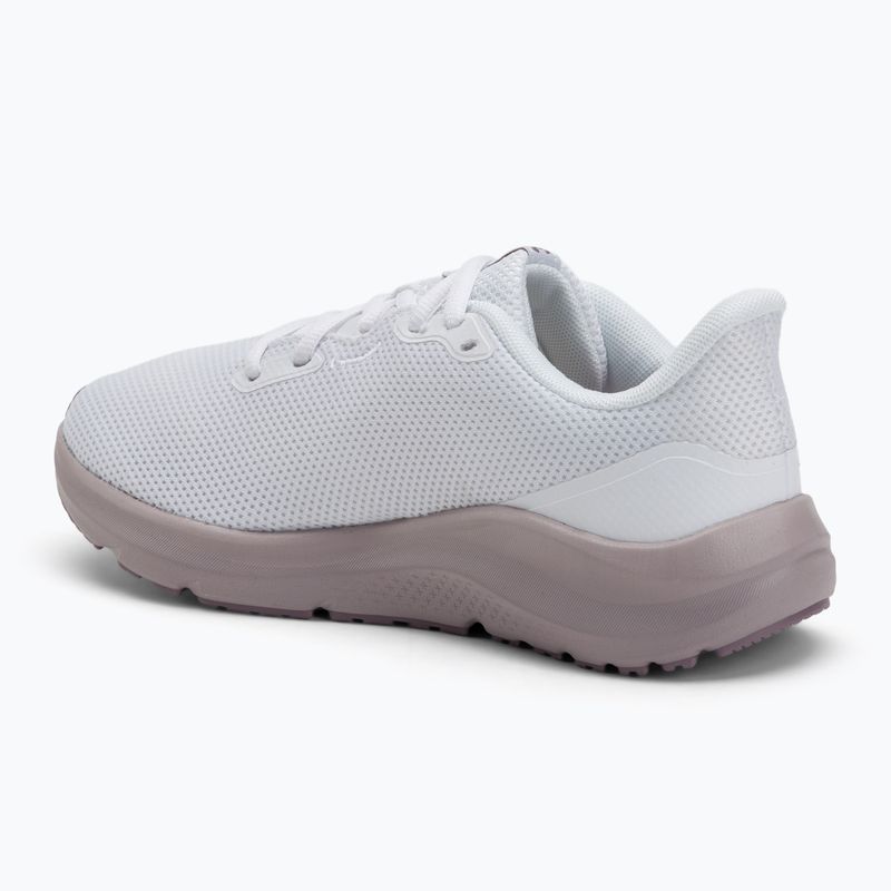 Under Armour Charged Pursuit 4 női futócipő fehér/fehér/lila prime 3