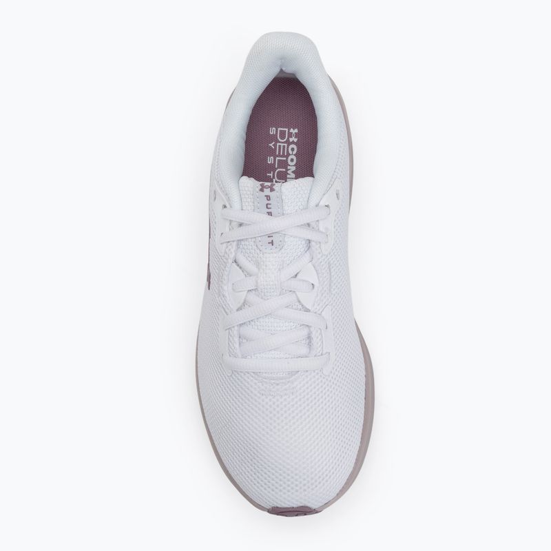 Under Armour Charged Pursuit 4 női futócipő fehér/fehér/lila prime 5
