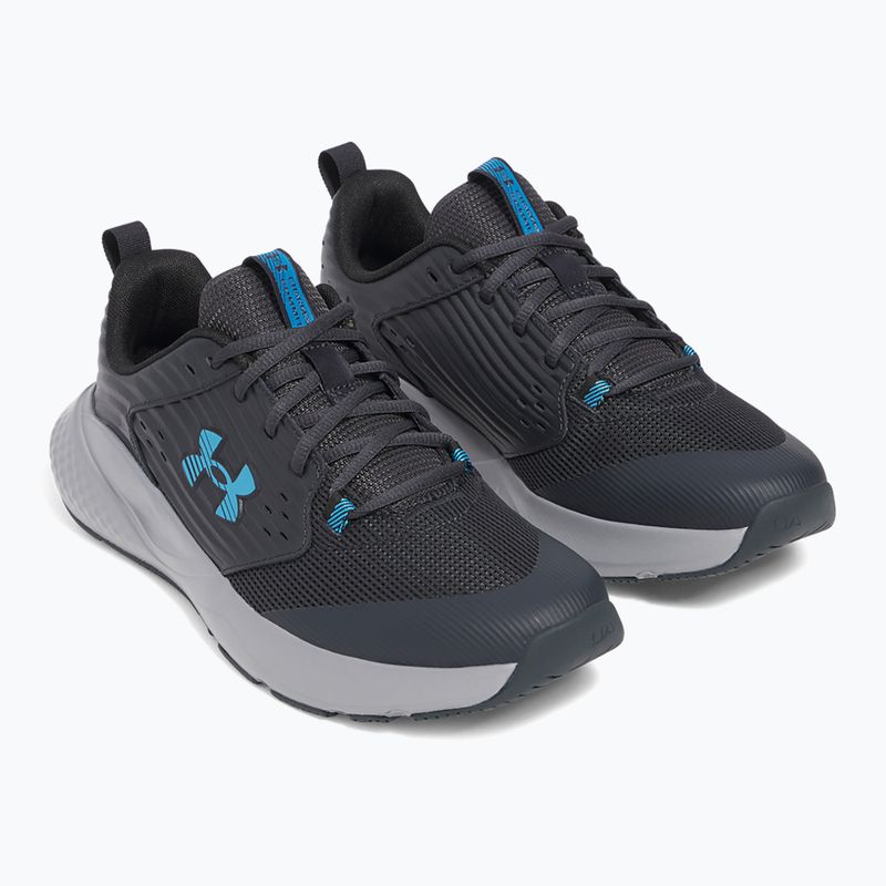 Under Armour Commit 4 férfi edzőcipő antracit/acél/éter kék 3