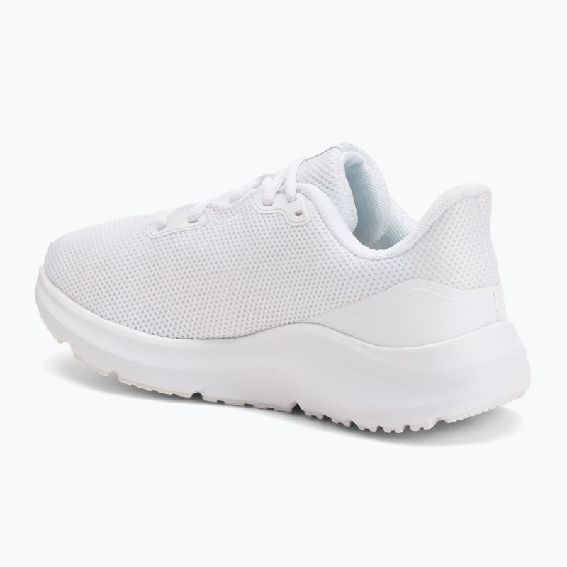 Női futócipő Under Armour Charged Pursuit 4 fehér/fehér/fémes ezüst 3