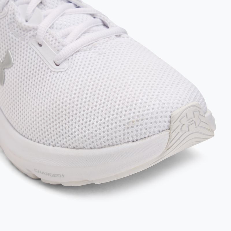 Női futócipő Under Armour Charged Pursuit 4 fehér/fehér/fémes ezüst 7