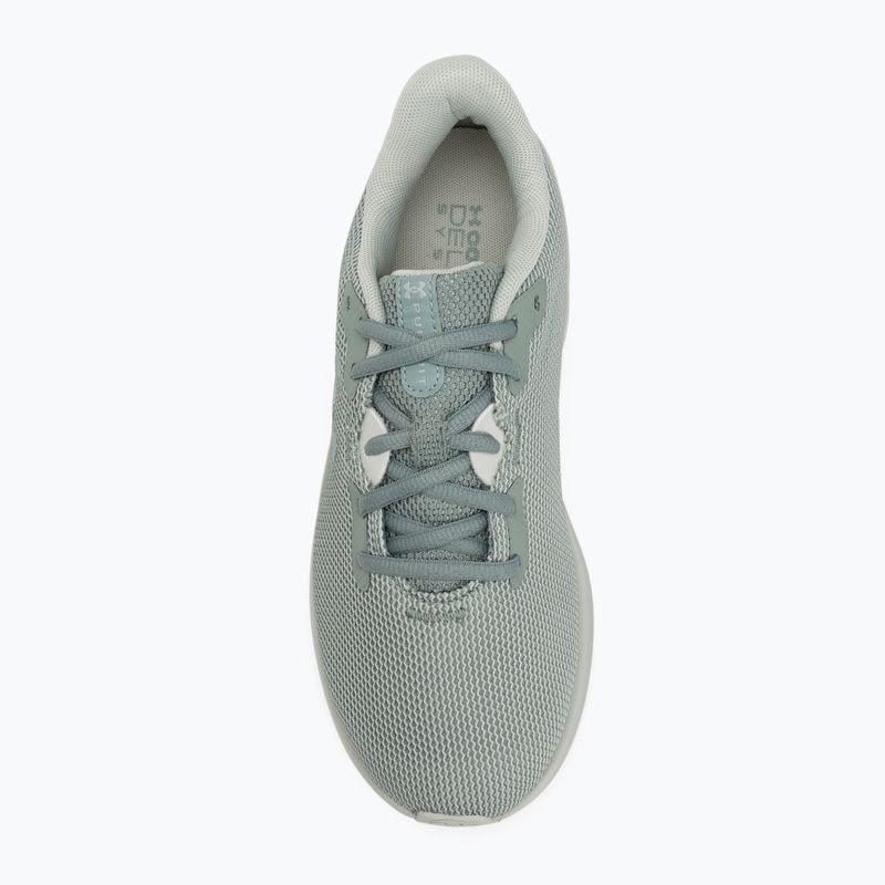 Under Armour Charged Pursuit 4 szilikazöld/szilikazöld/metál szilika női futócipő 5