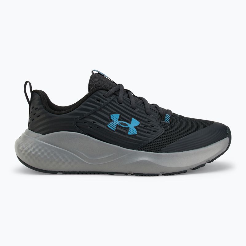 Under Armour Commit 4 férfi edzőcipő antracit/acél/éter kék 2