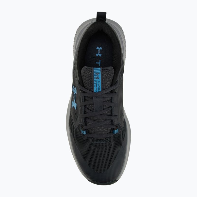 Under Armour Commit 4 férfi edzőcipő antracit/acél/éter kék 5