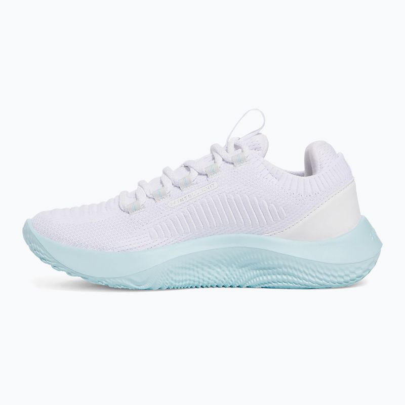 Under Armour Dynamic 2 fehér/stream/metallic silver női edzőcipő 2