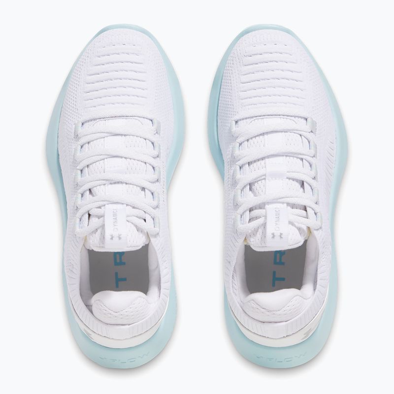 Under Armour Dynamic 2 fehér/stream/metallic silver női edzőcipő 4