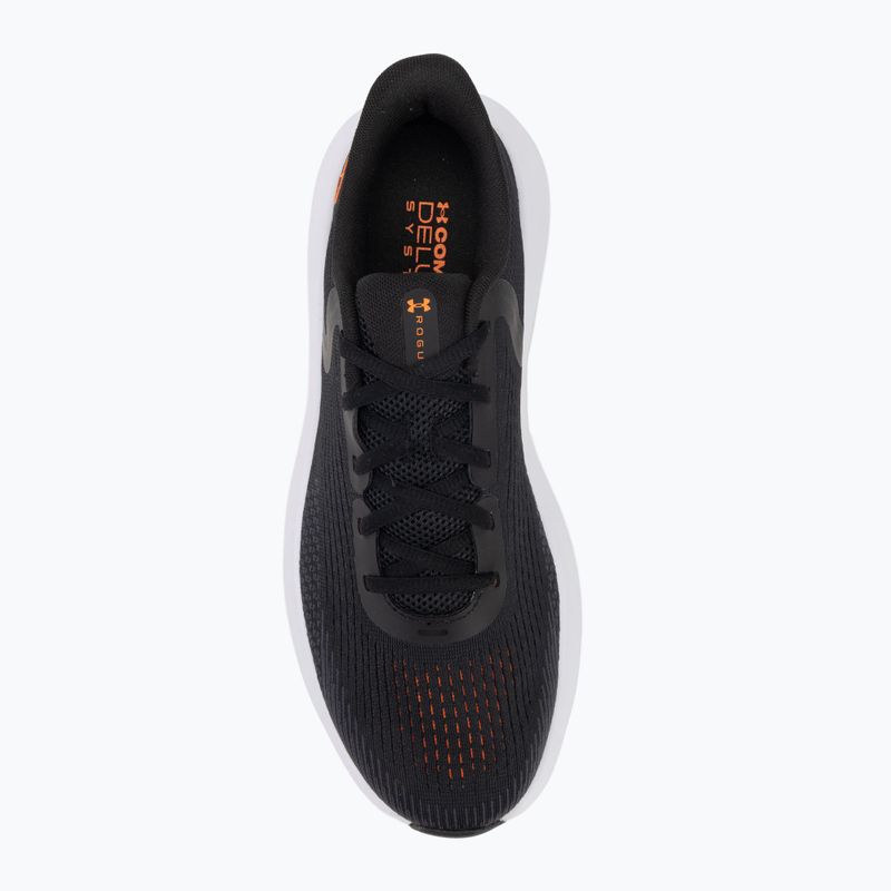 Under Armour Charged Rogue 5 férfi futócipő fekete/fekete/blaze narancssárga 5