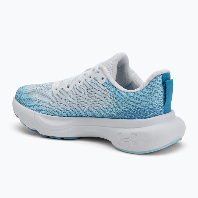 Under Armour Infinite fehér/éterkék/fehér női futócipő 3