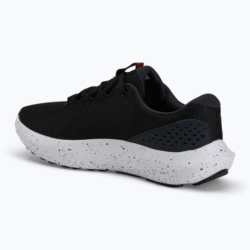 Under Armour Charged Surge 4 fekete/antracit/arszvörös férfi futócipő 3