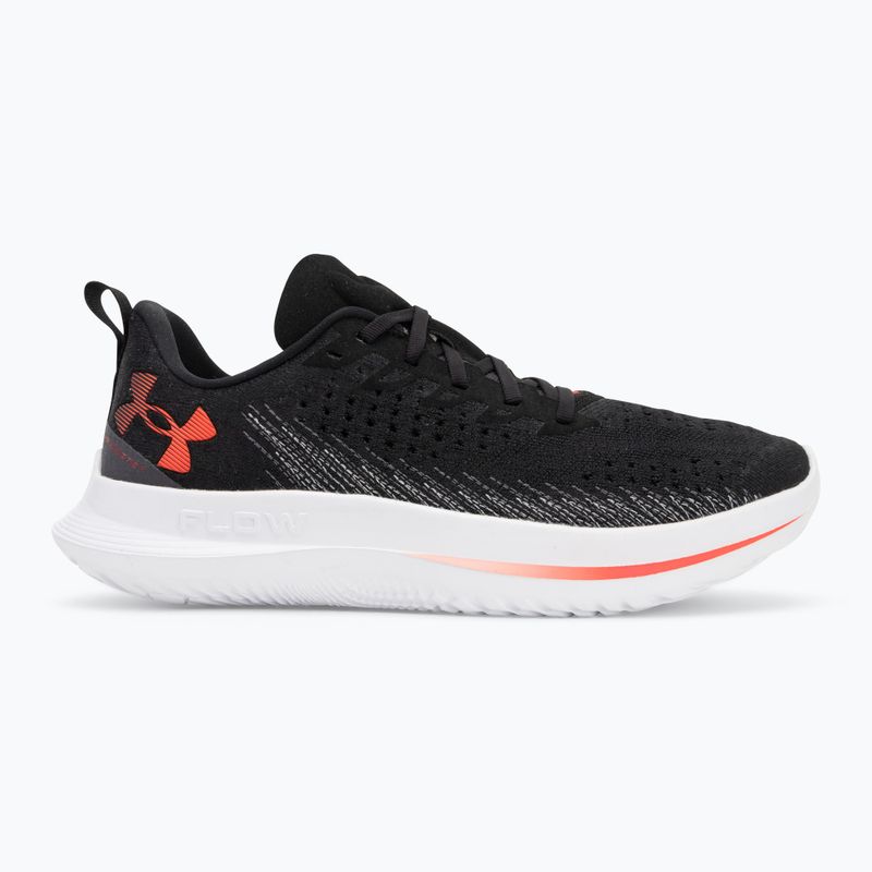 Under Armour Velociti 4 férfi futócipő fekete/antracit/arszi vörös 2