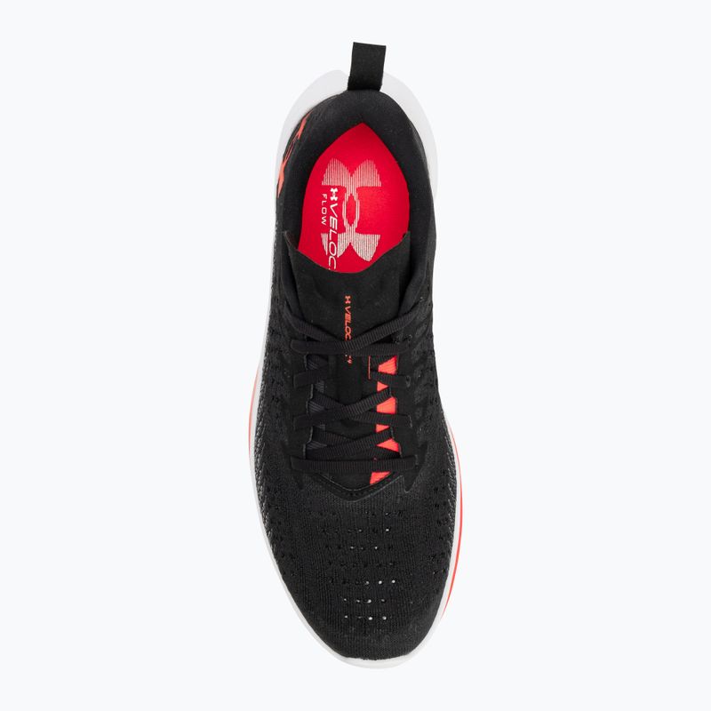 Under Armour Velociti 4 férfi futócipő fekete/antracit/arszi vörös 5