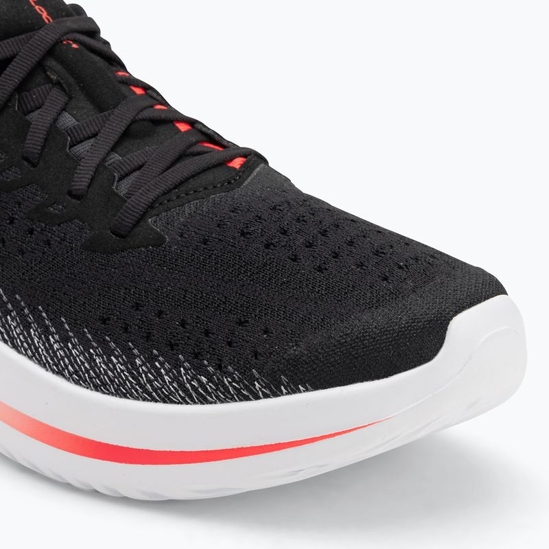 Under Armour Velociti 4 férfi futócipő fekete/antracit/arszi vörös 7