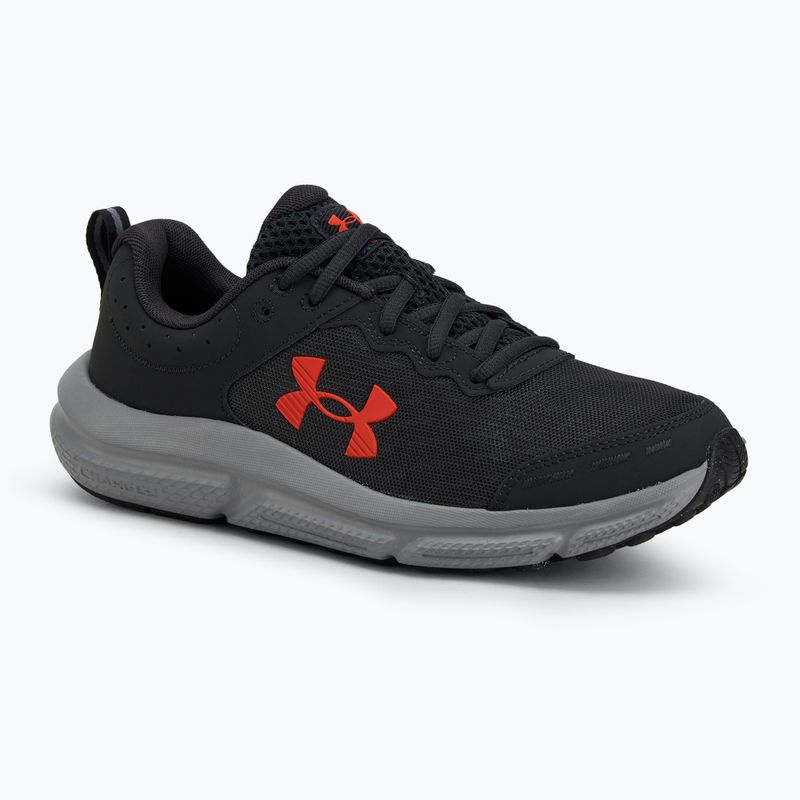 Under Armour Charged Assert 10 férfi futócipő antracit/antracit/arez piros