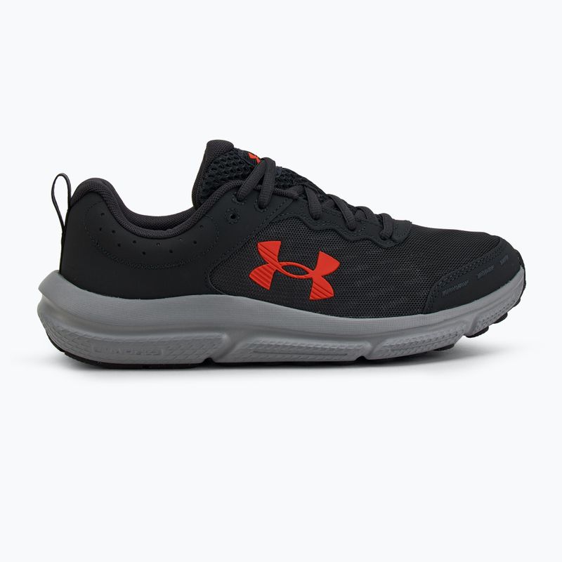 Under Armour Charged Assert 10 férfi futócipő antracit/antracit/arez piros 2