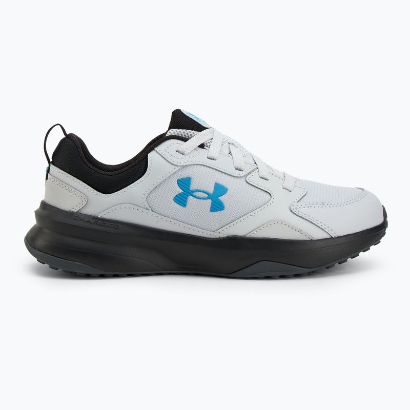 Under Armour Charged Edge férfi edzőcipő halo szürke/fekete/éter kék 2