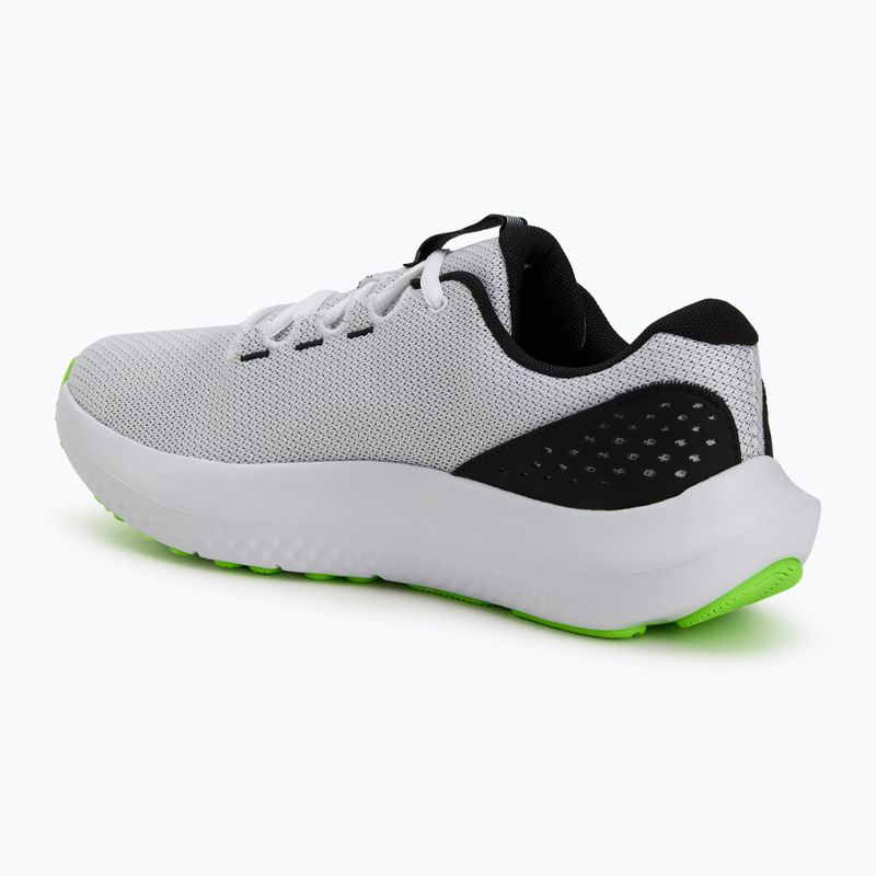 Under Armour Charged Surge 4 fehér/szürkészöld/fekete férfi futócipő 3