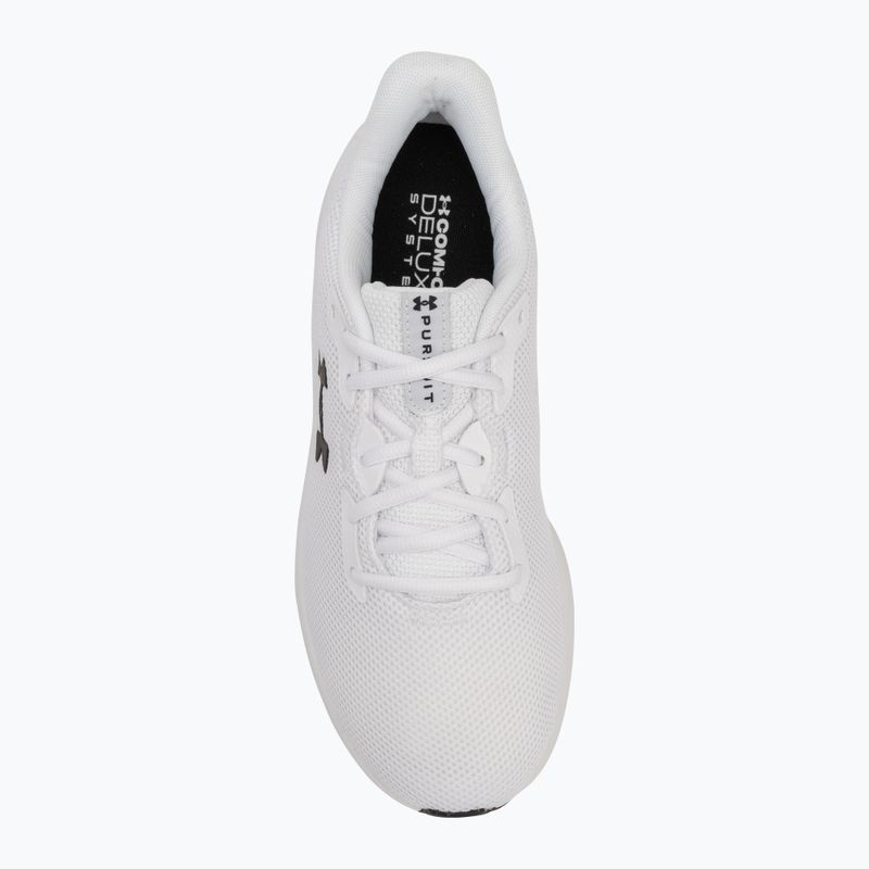 Under Armour Charged Pursuit 4 fehér/fehér/fekete férfi futócipő 5