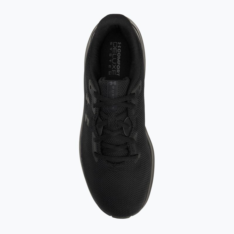 Under Armour Charged Pursuit 4 fekete/fekete/fekete férfi futócipő 5
