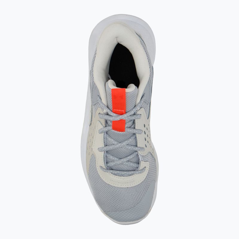Under Armour Jet' 23 mod szürke/piros/fehér kosárlabda cipő 5