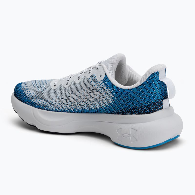 Under Armour Infinite fehér/elektromos kék/fehér férfi futócipő 3