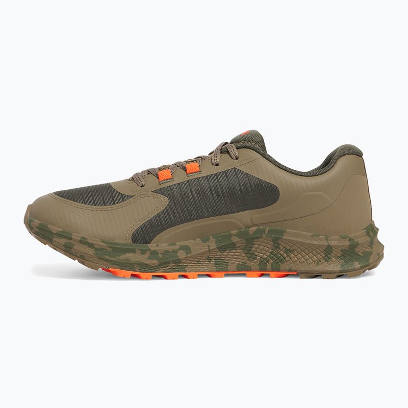 Under Armour Charged Bandit Trail 3 férfi futócipő marine zöld/bayou/ares red színből 2