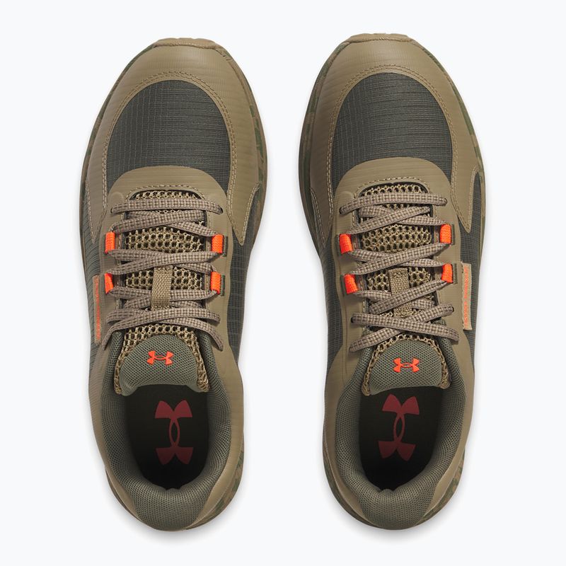 Under Armour Charged Bandit Trail 3 férfi futócipő marine zöld/bayou/ares red színből 4