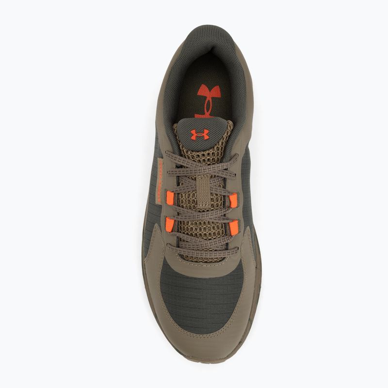 Under Armour Charged Bandit Trail 3 férfi futócipő marine zöld/bayou/ares red színből 5