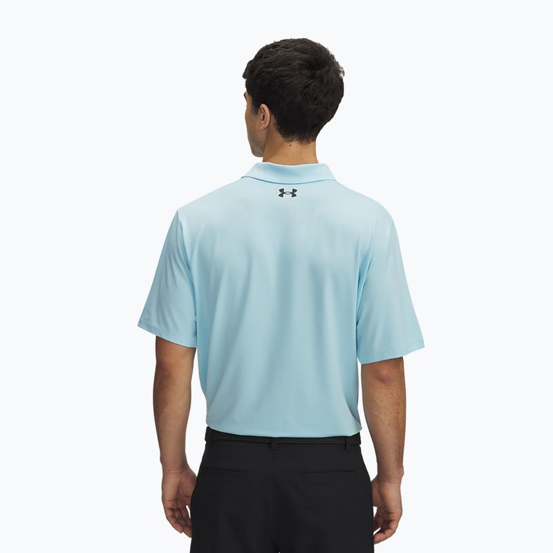 Férfi Under Armour Matchplay Polo póló stream/fekete 2