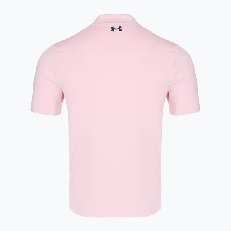 Under Armour férfi póló póló Matchplay Polo prime rózsaszín/éjszakai tengerészgyalogság 2