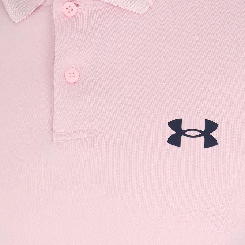Under Armour férfi póló póló Matchplay Polo prime rózsaszín/éjszakai tengerészgyalogság 3