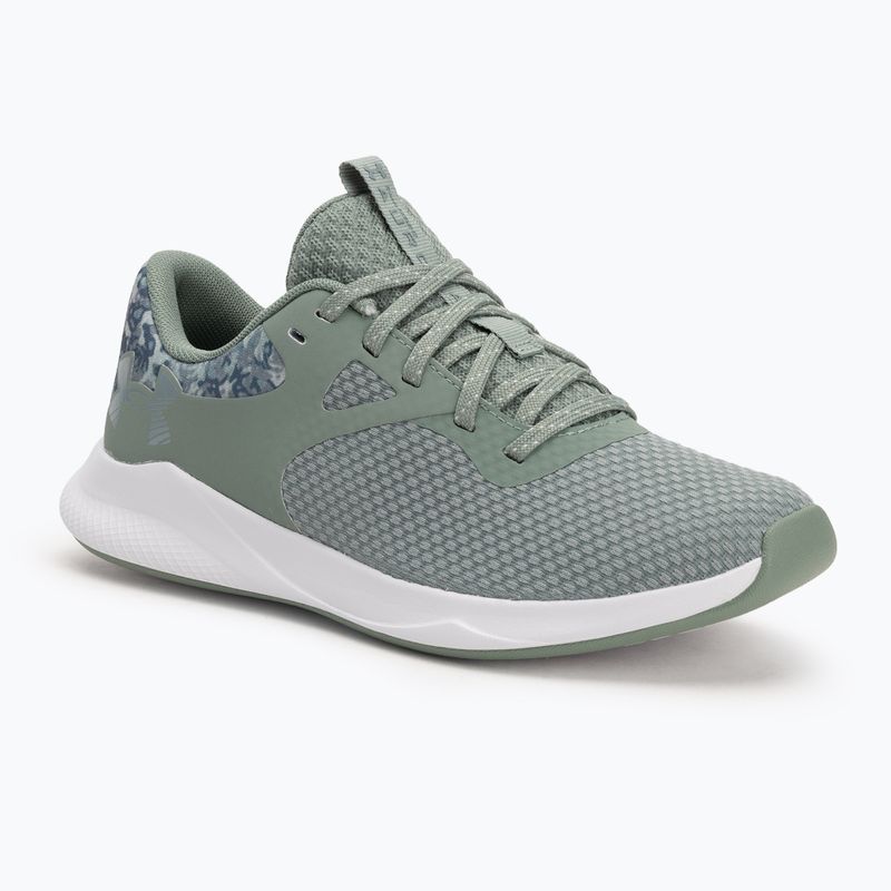 Under Armour Charged Aurora 2+ szilika zöld/fehér/metál szilika női edzőcipő