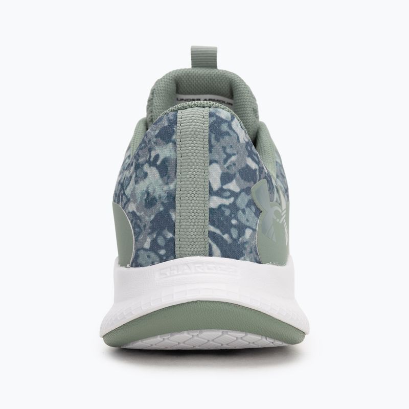 Under Armour Charged Aurora 2+ szilika zöld/fehér/metál szilika női edzőcipő 6