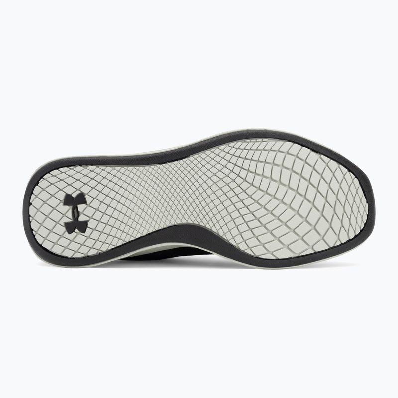 Under Armour Charged Aurora 2+ női edzőcipő fekete/hidro zöld/metál meleg ezüst 4